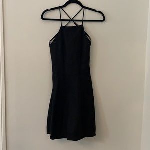 Reformation High Neck Cross Back Dress Size 2